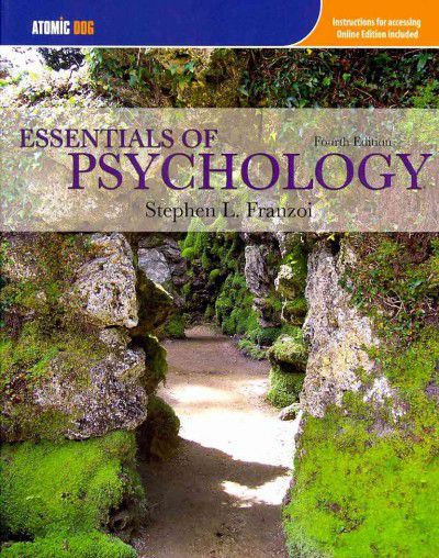 Essentials of Psychology (with Making the Grade Printed Access Card) Stephen L. Franzoi