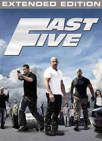 Fast Five Extended Edition Region 1 Import DVD 